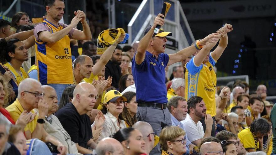 La caldera del Arena sigue cogiendo color: el CB Gran Canaria supera los 4.000 abonos vendidos