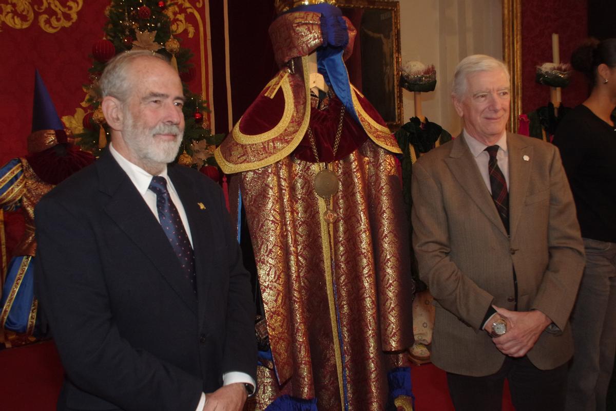 Nombramiento de los Reyes Magos de Oriente en la cabalgata de Málaga: Daniel Pérez, Arturo Fernández y Kendrick Perry
