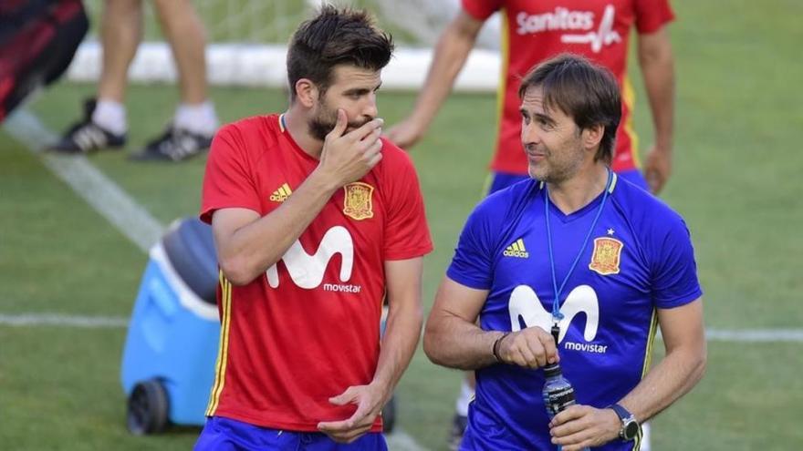 Lopetegui: &quot;No hay nada que reconciliar, siempre ha habido buen ambiente&quot;