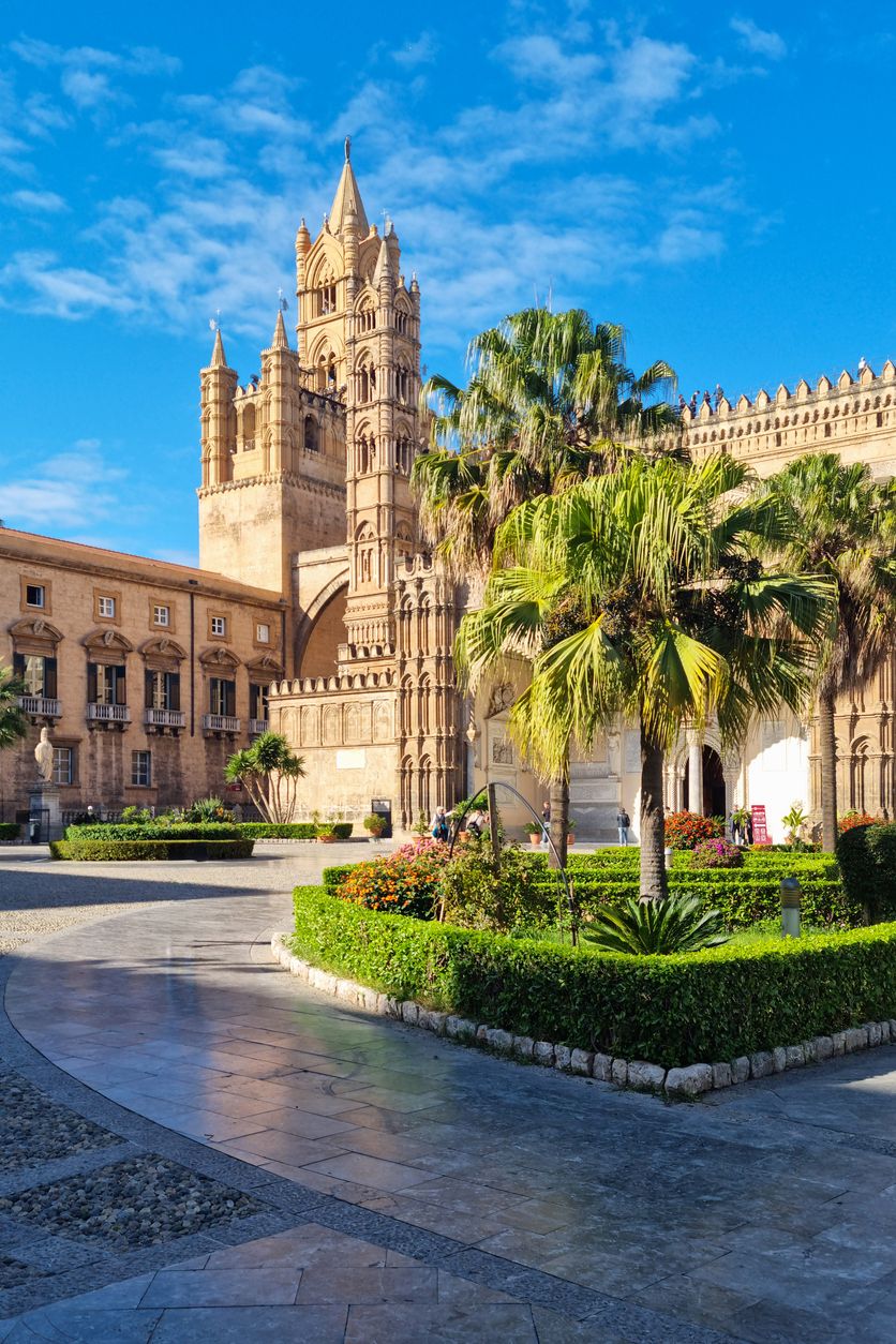 La catedral de Palermo, en Sicilia, Italia