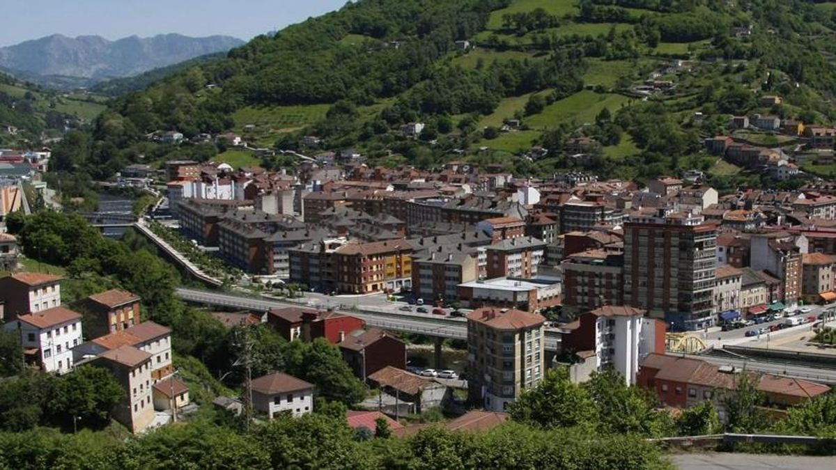 Vista de El Entrego, en San Martín.
