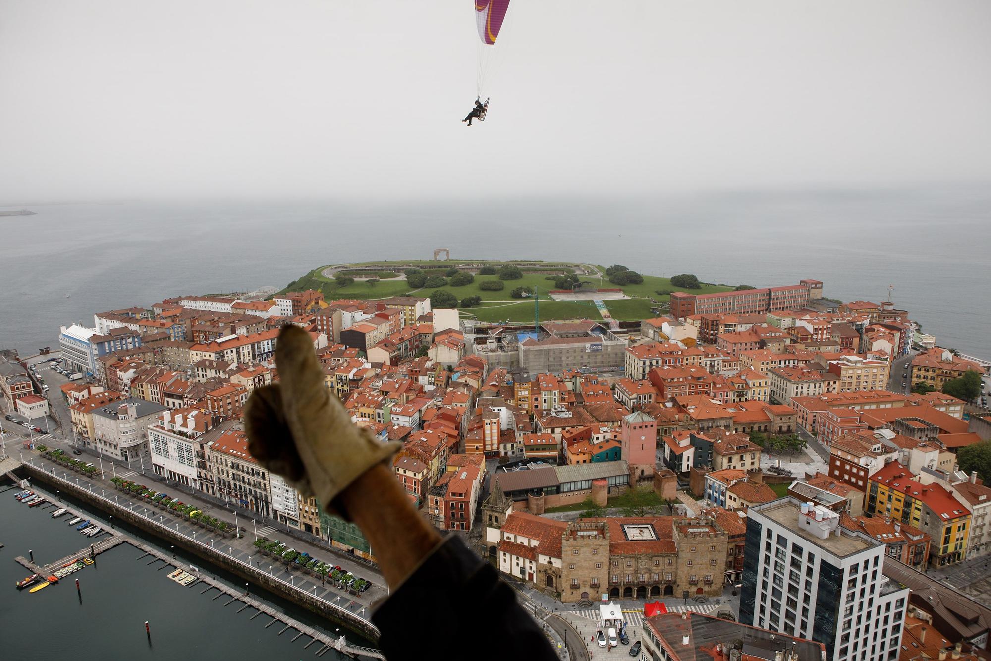 En imágenes: Así se ve Gijón desde el aire