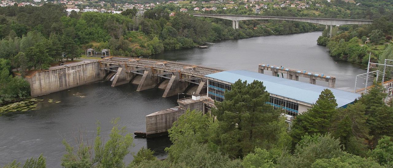 Central hidroeléctrica de Velle, en Ourense, en mayo de 2022