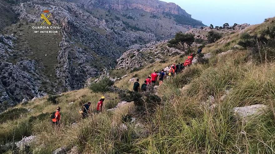 Rettungsaktion im Torrent de Pareis im Norden von Mallorca.