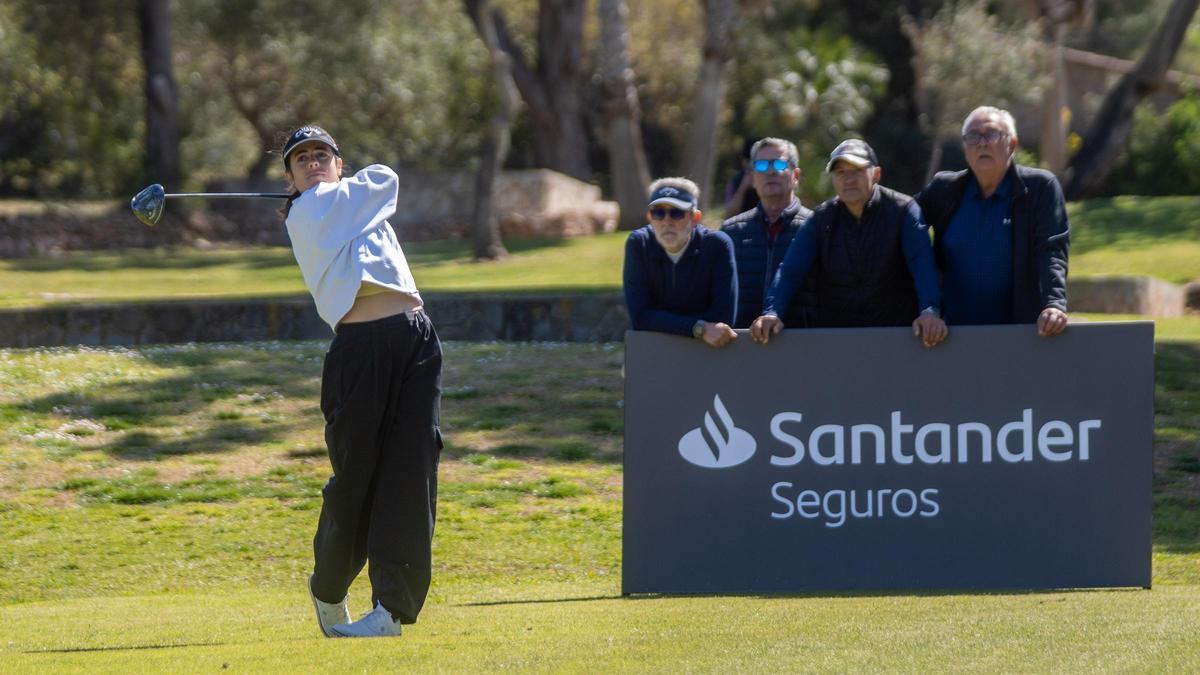 Peláez, en una gran jornada en Mediterráneo Golf.