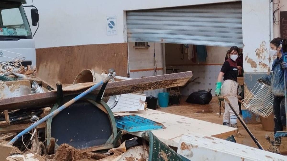 La DANA va arrassar els baixos de Paiporta