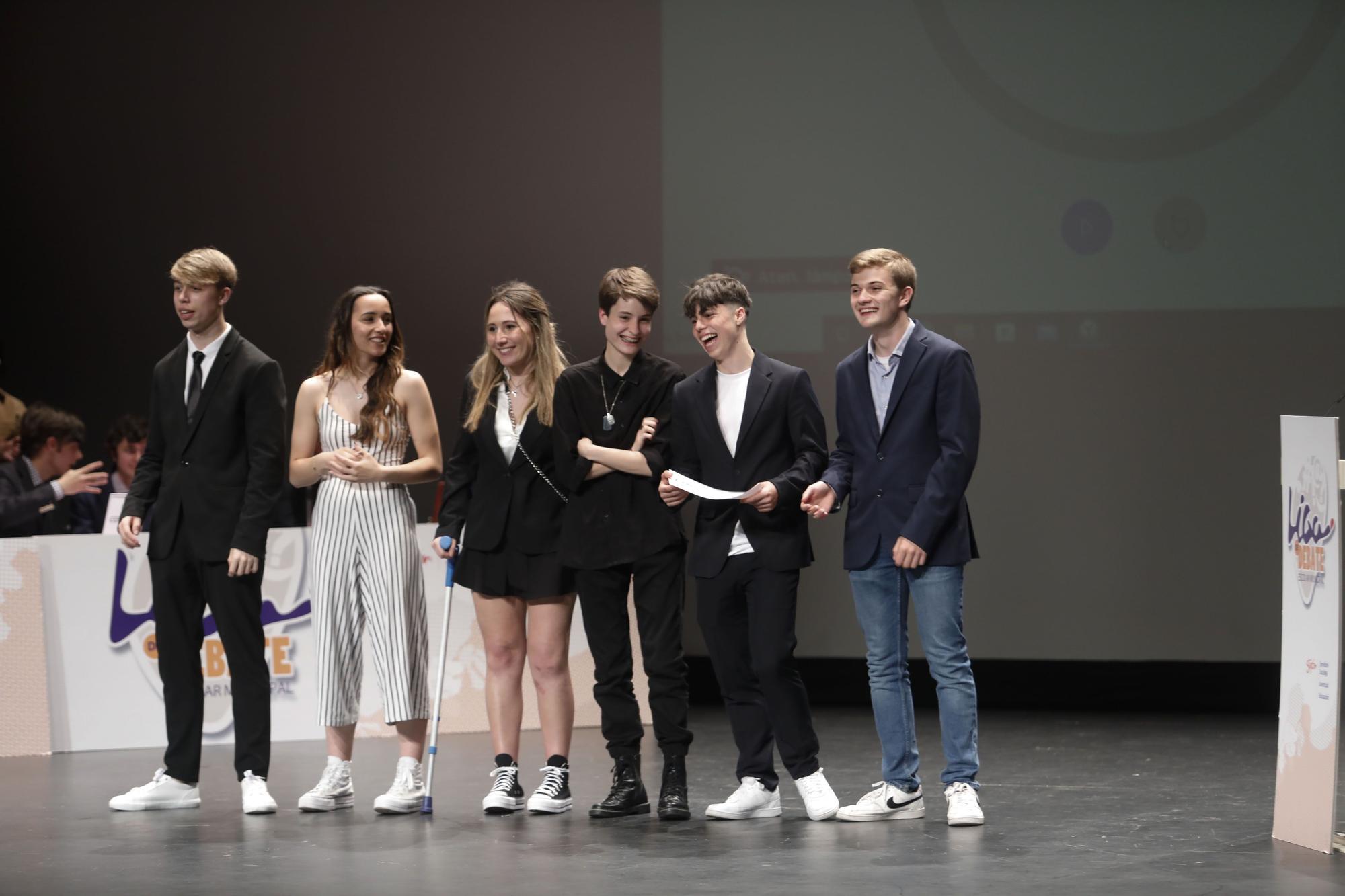 En imágenes: Final de la Liga de Debate Escolar de Gijón