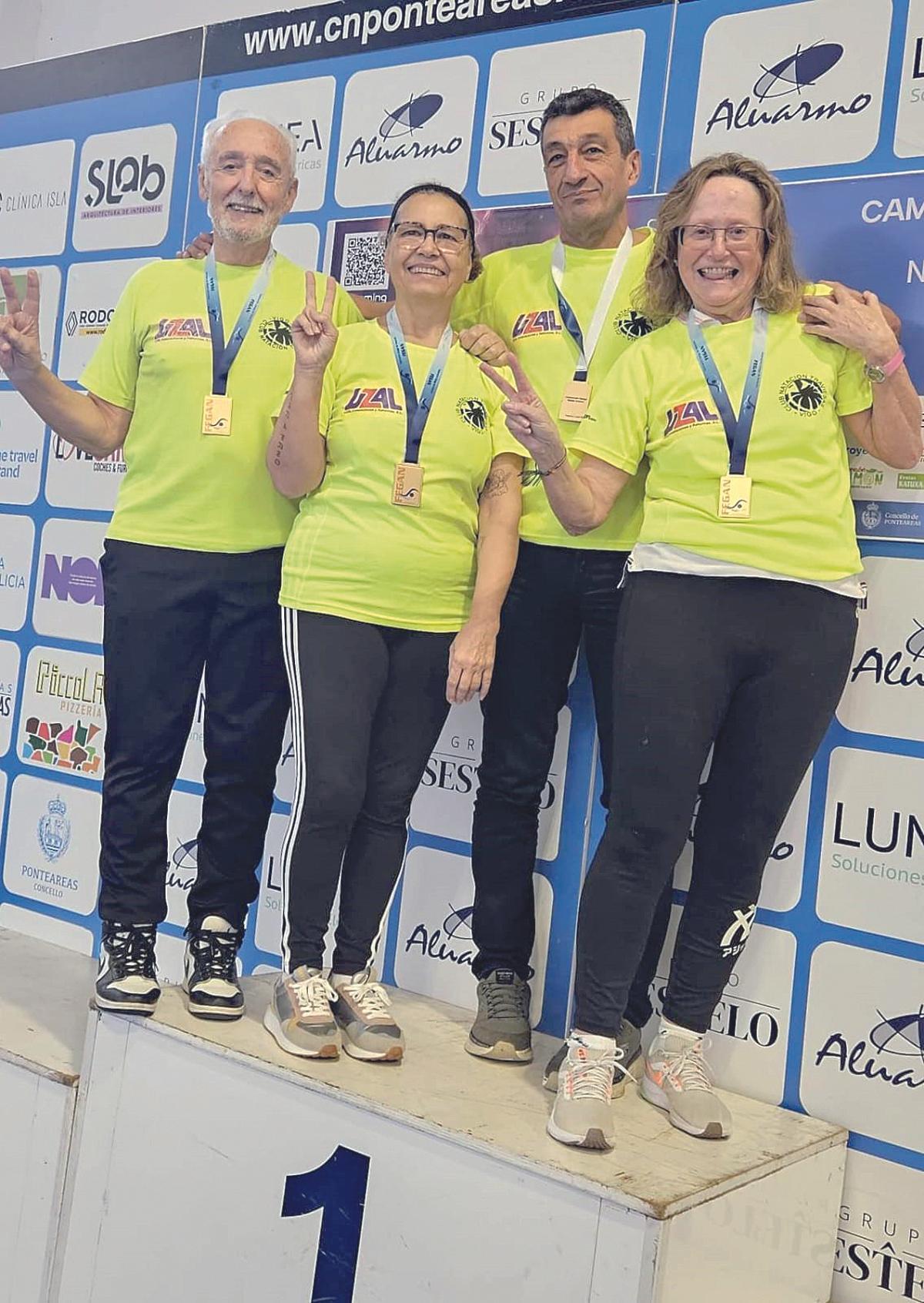 Diego Viruel, Paula Maroto, Severino Seguín y Ana González-Alegre.