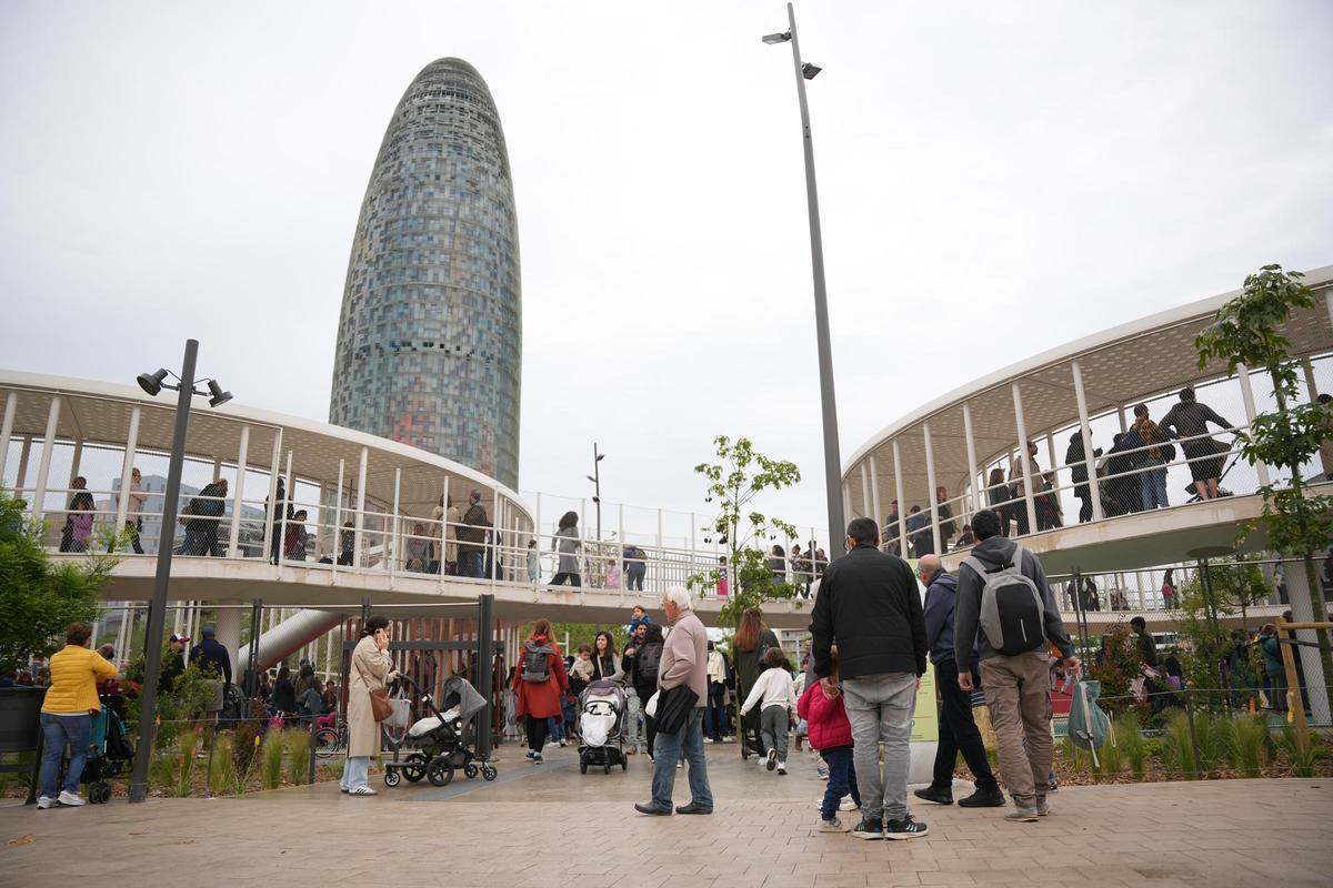 Barcelona inaugura el parque de Glòries