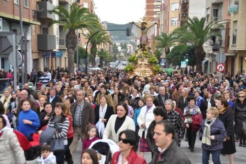 Regreso del Santo Cristo hasta su ermita desde San Jose? Obrero en Cieza