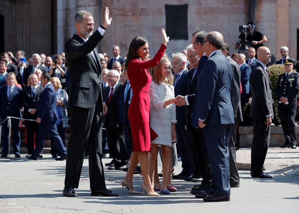 Visita de la Casa Real a Covadonga