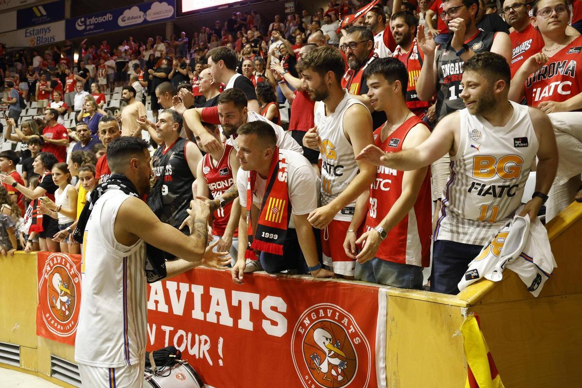 Les imatges del Bàsquet Girona - Joventut Badalona