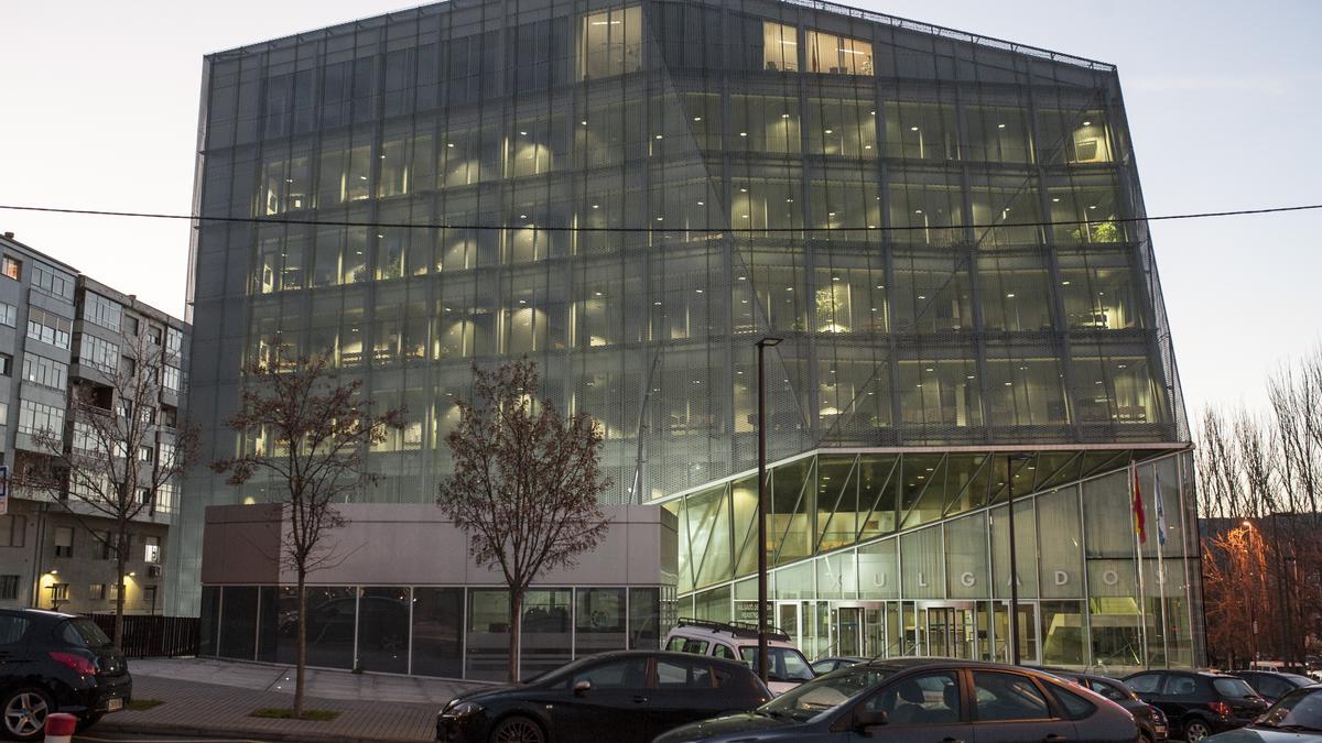 El edificio judicial de Ourense.