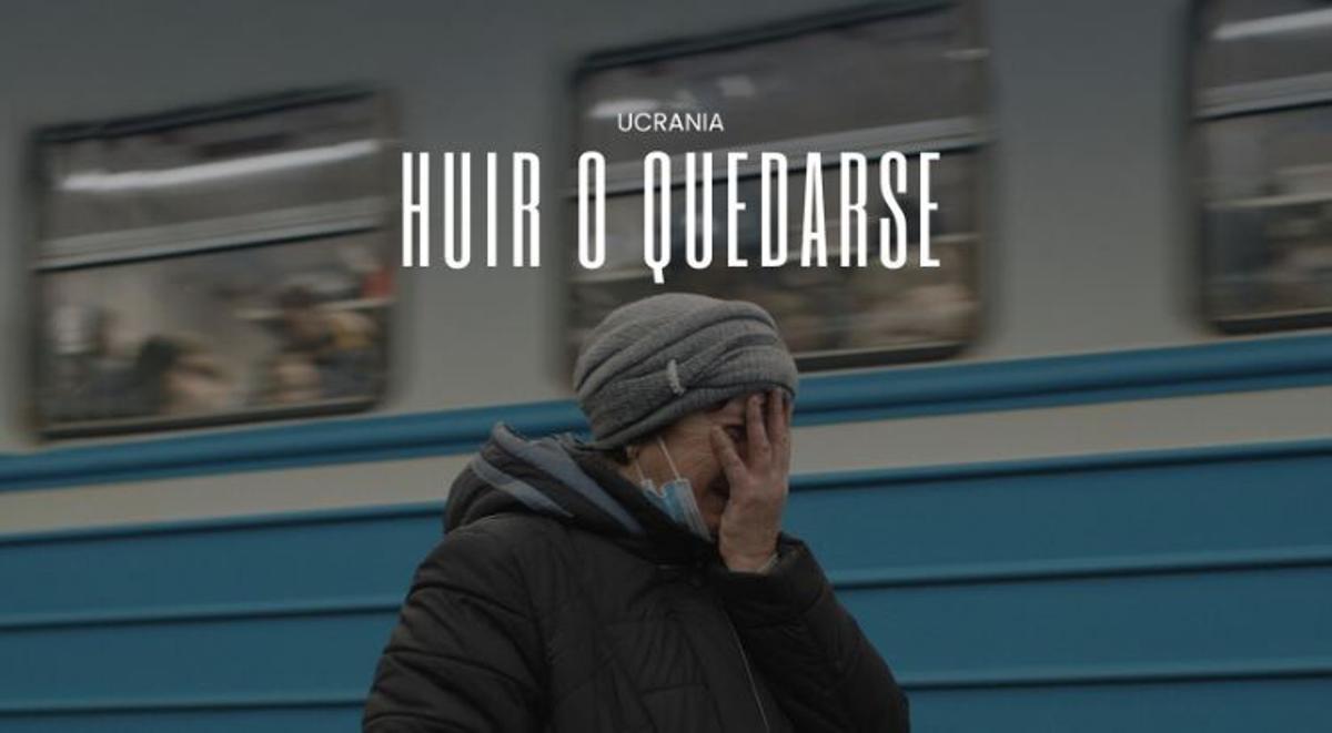 Fotograma del documental 'Ucrania: huir o quedarse'.