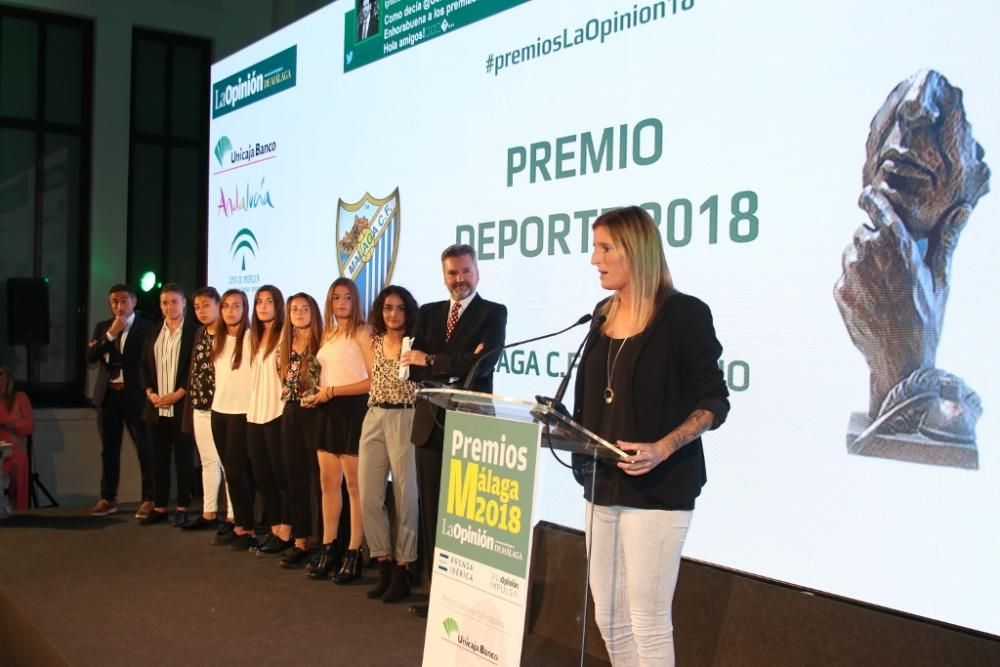 Gala de la entrega de premios de La Opinión de Málaga 2018.