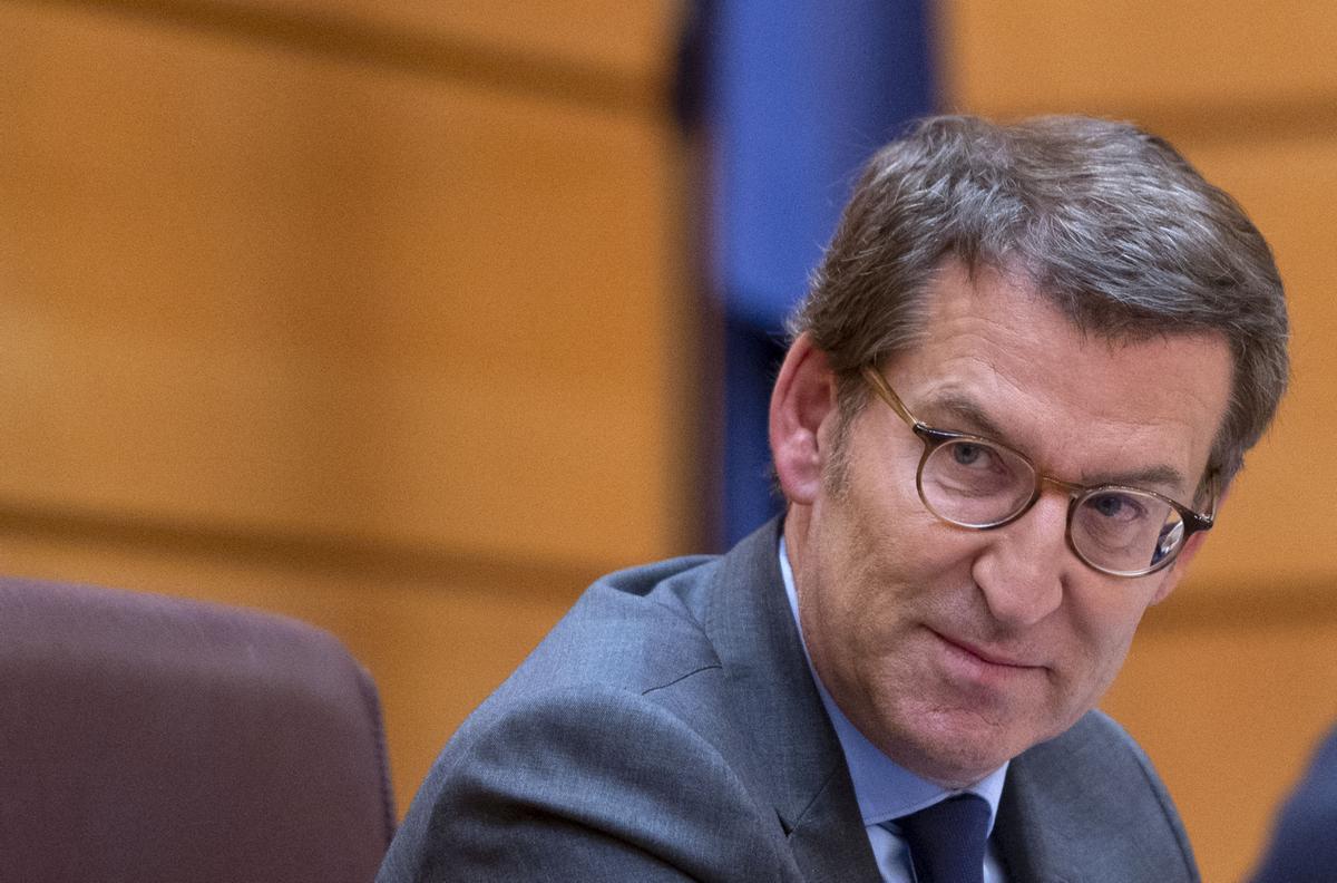 Alberto Núñez Feijóo en el Senado.