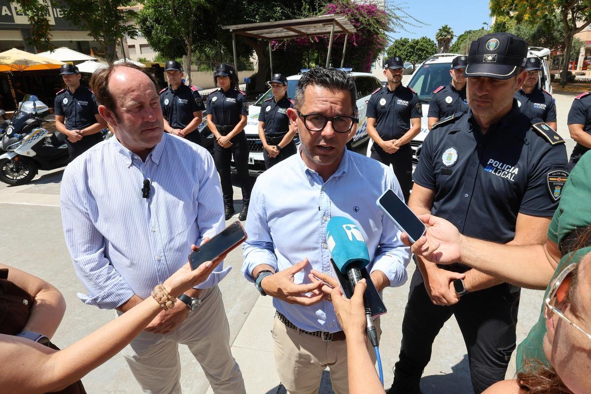 La Policía Local de Ibiza se refuerza con 11 agentes y 13 vehículos
