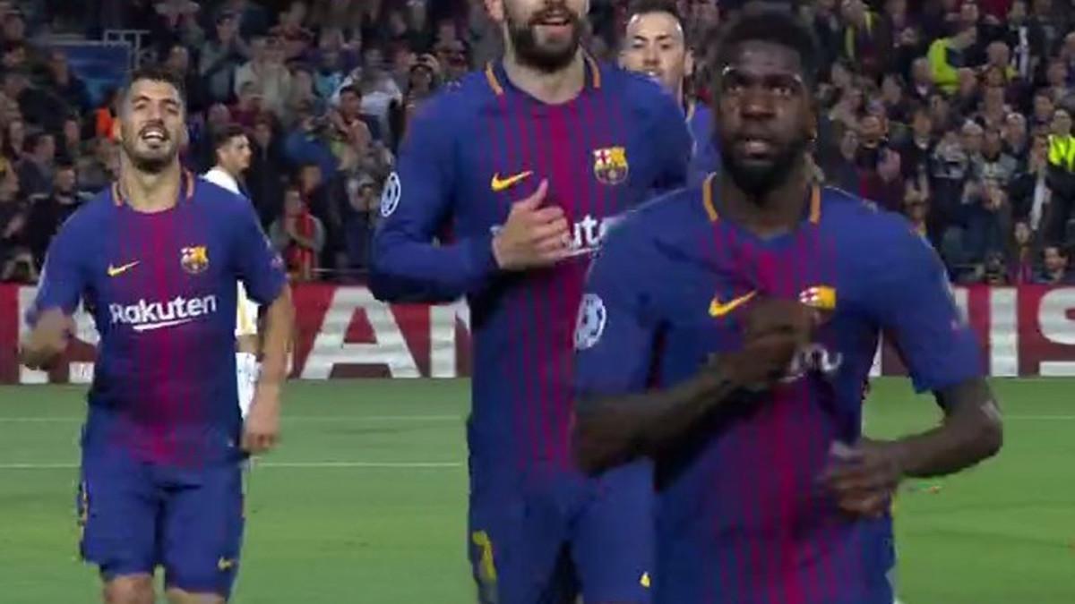 ¿Prometió Umtiti amor eterno al FC Barcelona tras el 2-0?