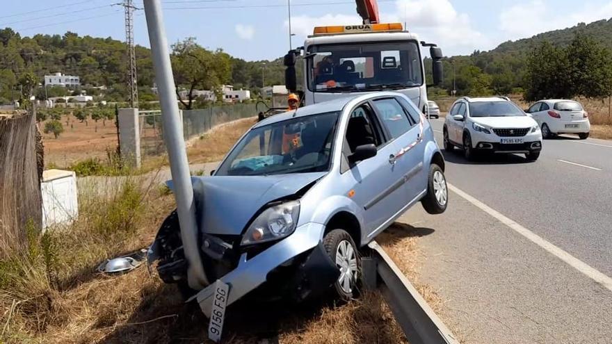 accidente de tráfico en Ibiza