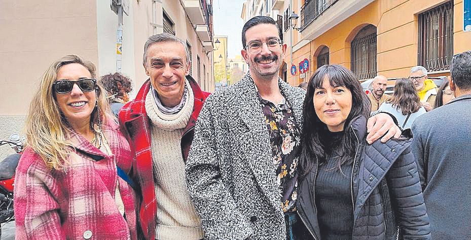 Laura García, Francisco Casamayor, Xavi Martínez y Carmen Martínez.