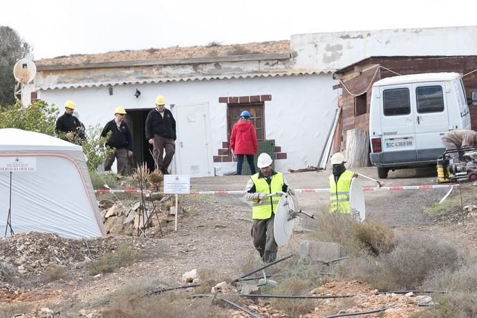 FUERTEVENTURA . - DERRIBO DE LA CASA DE LA ABUELA JOSEFA - 30-01-18 - FOTOS: GABRIEL FUSELLI