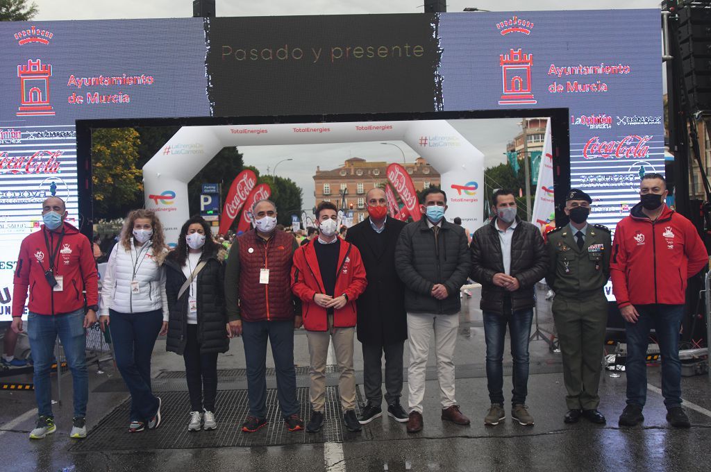 Así fue la salida de la maratón y la media maratón de Murcia