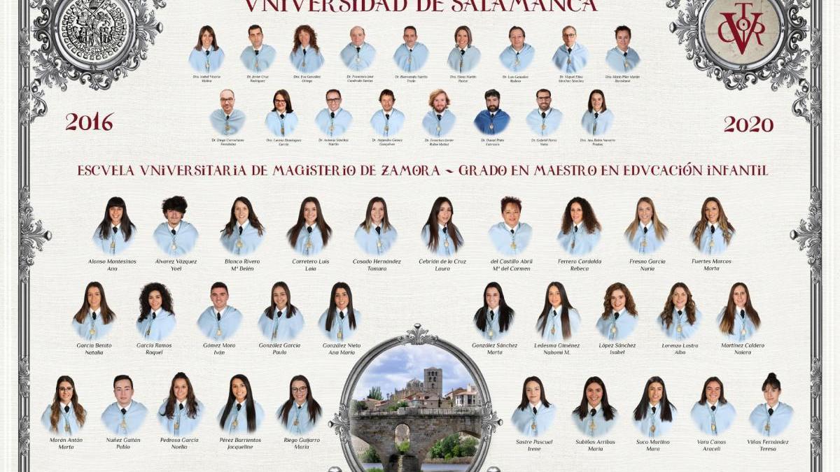 Descarga ya la orla del Grado de Maestro en Educación Infantil en Zamora