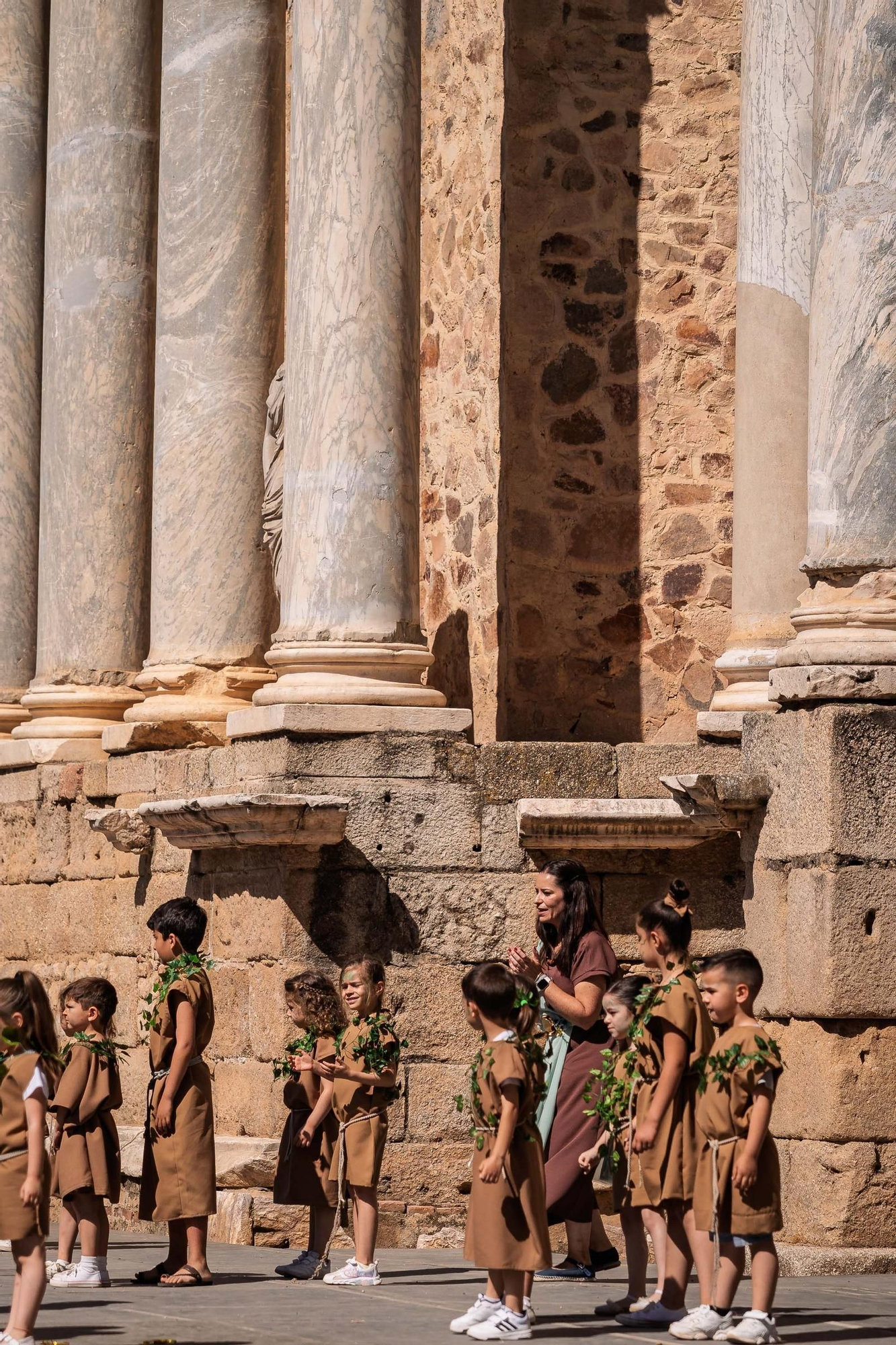 Fotogalería | Los escolares toman el Teatro Romano en Emerita Lvdica