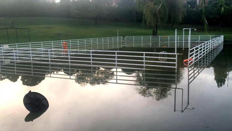 La piscina reabre hoy solo con el vaso de 25 metros tras la lluvia