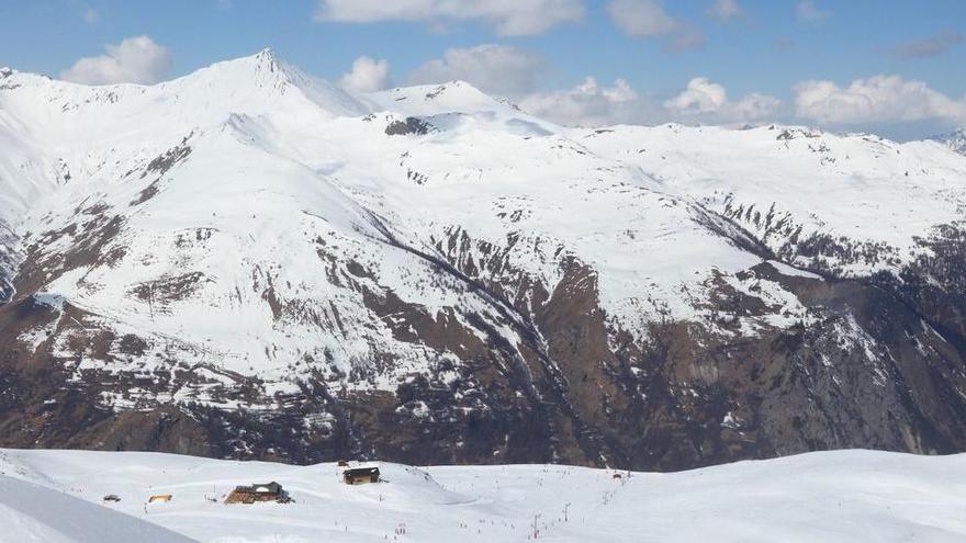 Sector de la muntanya Galibier de la petita localitat de Valloire als alps francesos