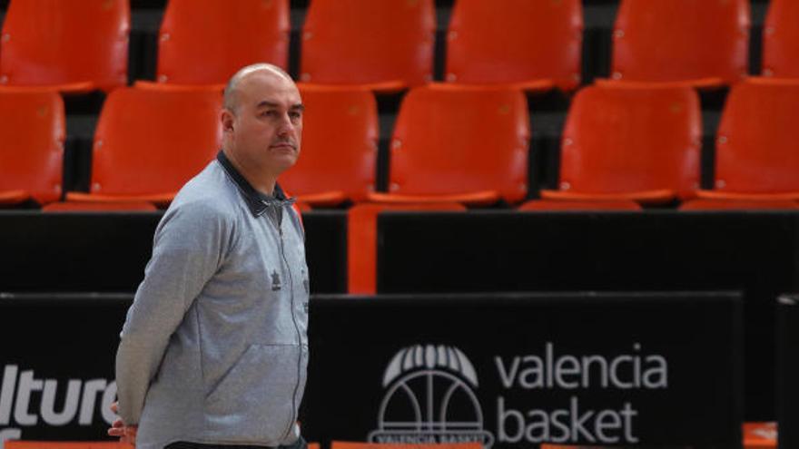 Jaume Ponsarnau, antes de un entrenamiento.