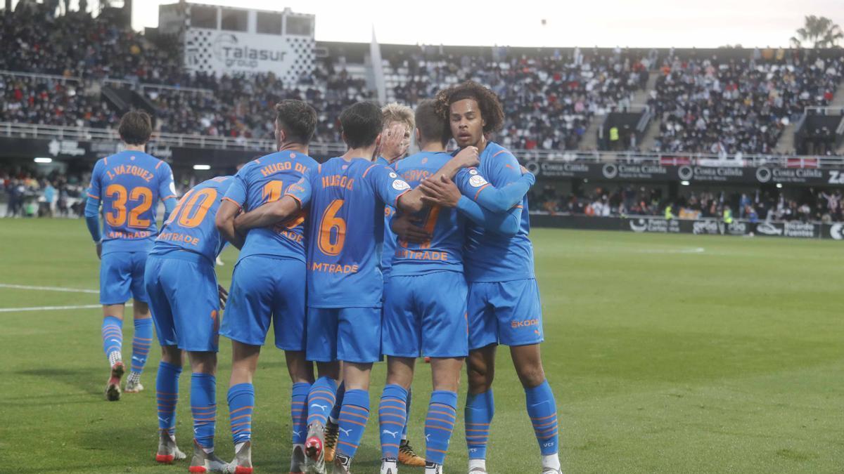 Además de superar al Cartagena, el Valencia CF ha apeado al Utrillas (0-3) y al Arenteiro (1-3).