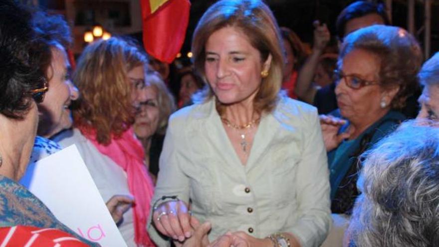 Esperanza Oña anuló el mitin del PP en Fuengirola tras la denuncia del PSOE.