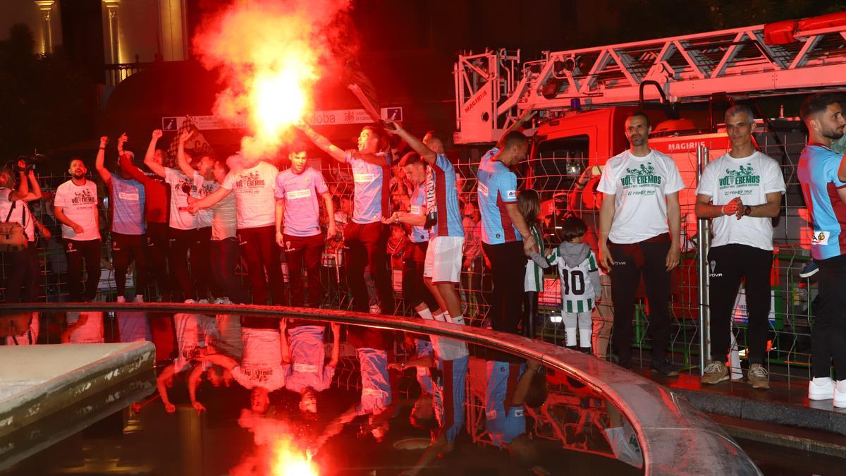 Córdoba CF: La fiesta del Ascenso en Las Tendillas