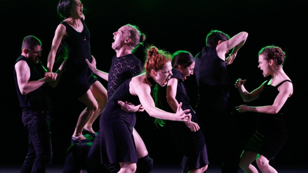 Un momento de la representación de 'Venezuela' a cargo de la Batsheva Dance Company