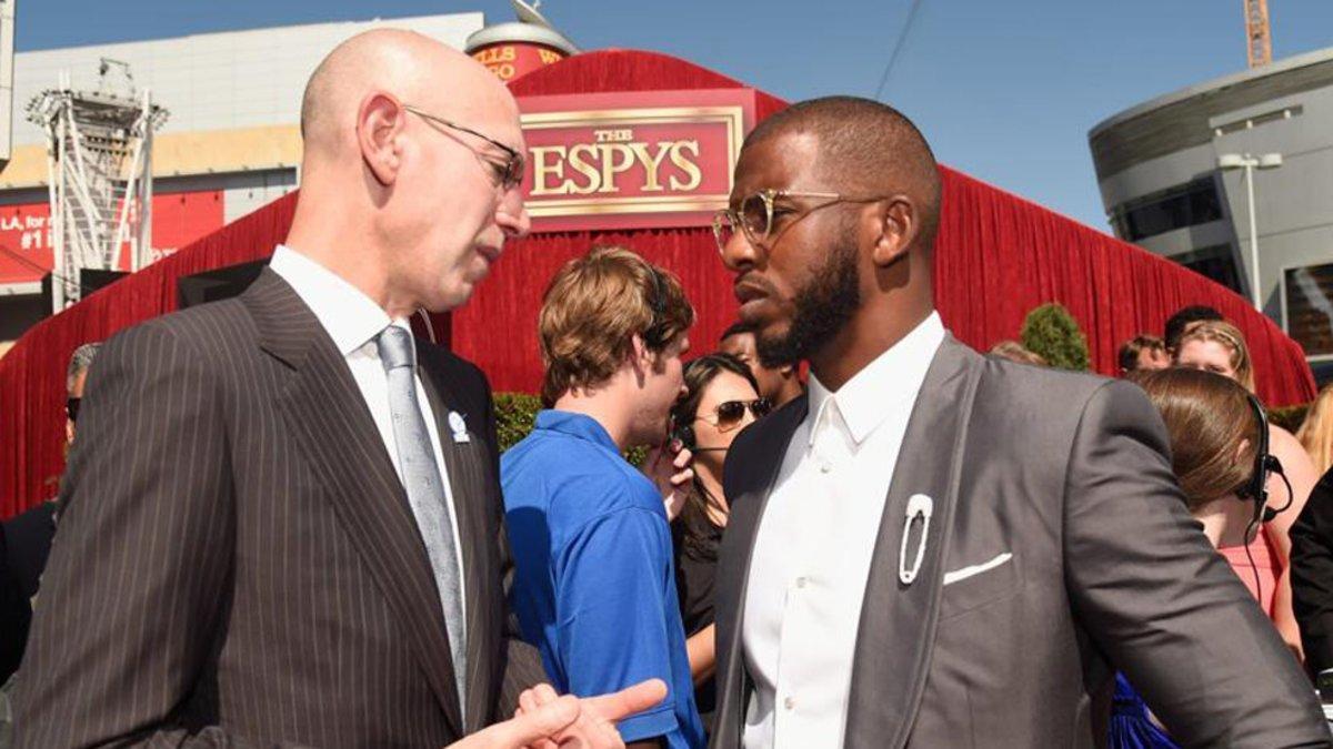El comisionado Silver y el representante de los jugadores, Chris Paul, han tenido que negociar mucho
