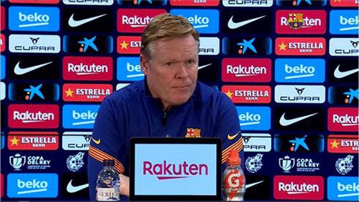Koeman: "No se puede fallar dos penaltis siendo del Barcelona. No es serio"