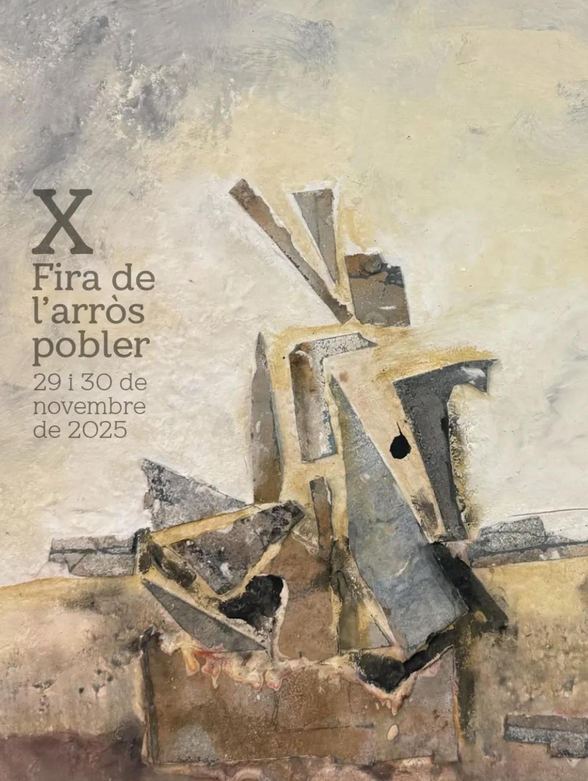 Cartel Fira de l'arròs pobler