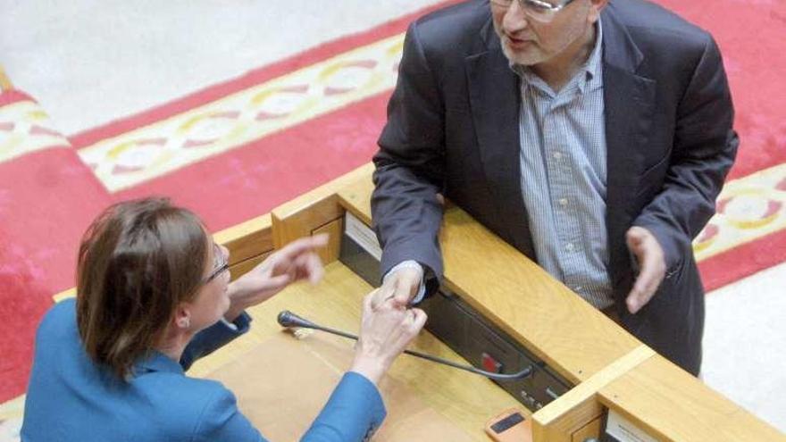 Carme Adán y Abel Losada.