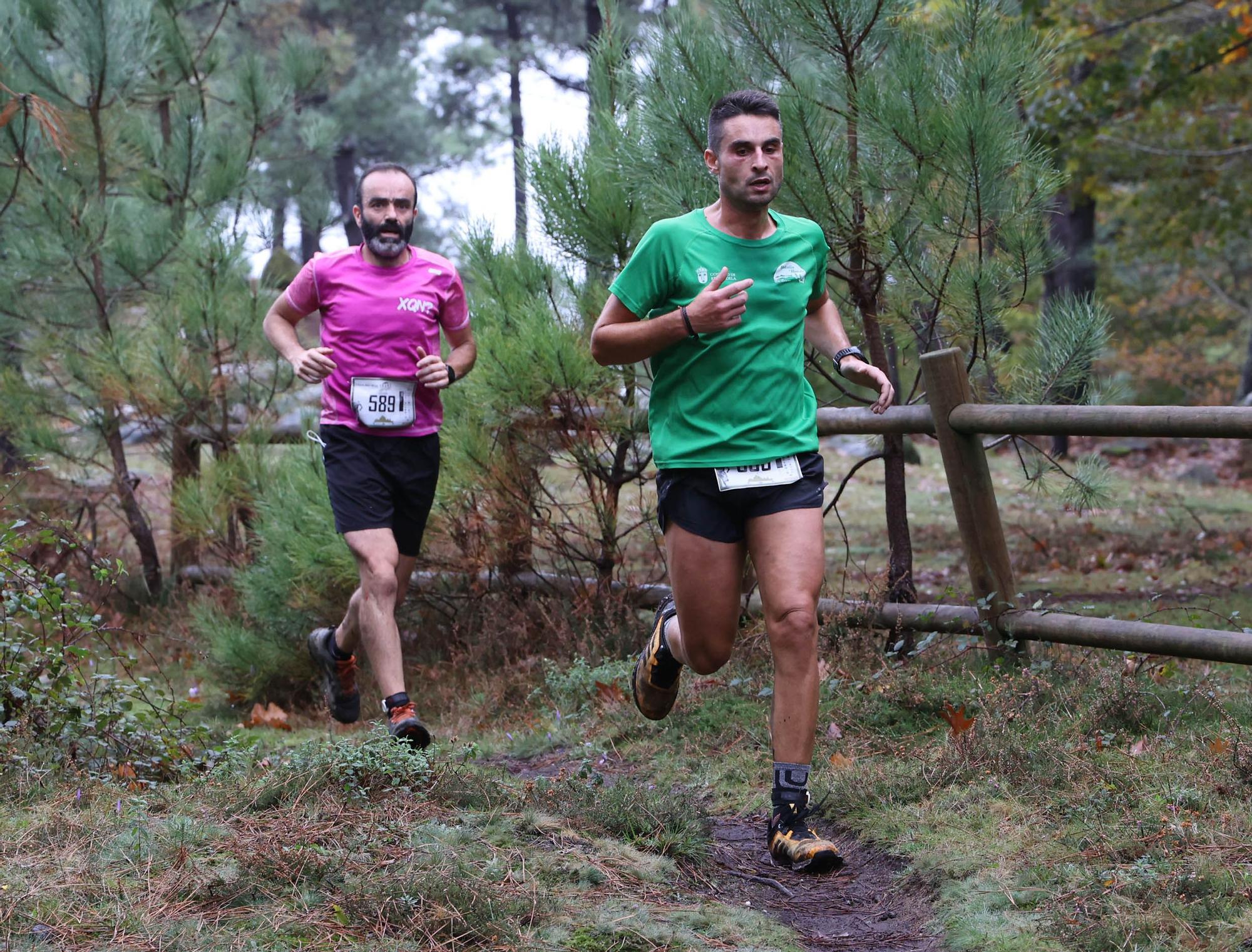 Correr contra viento, lluvia y montaña en A Groba