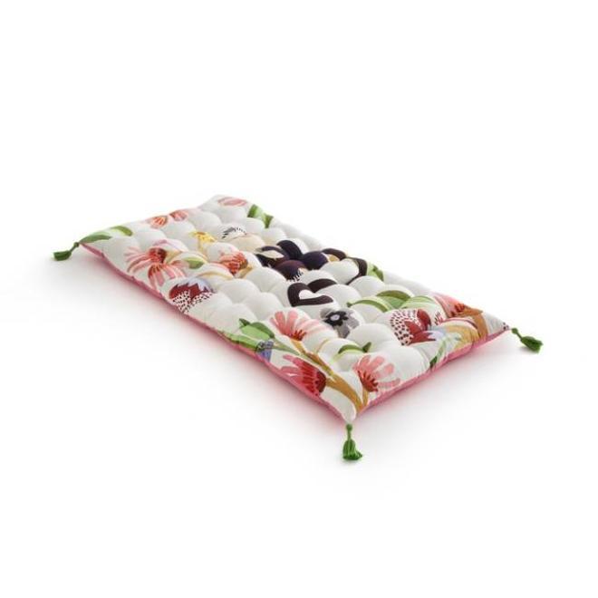 Colchón para palet con estampado floral