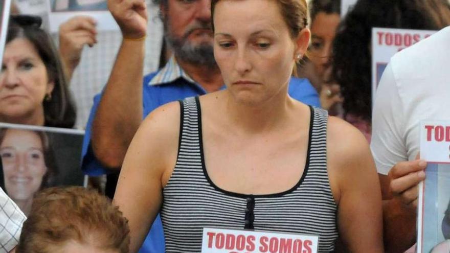 Maricarmen Iglesias, la hermana de la mujer desaparecida y portavoz familiar. gustavo santos