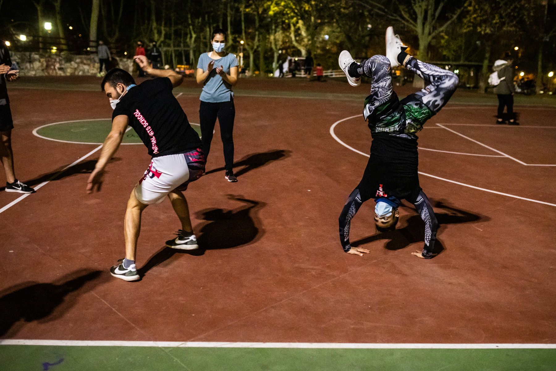 El parque León Felipe de Zamora se convierte en gimnasio