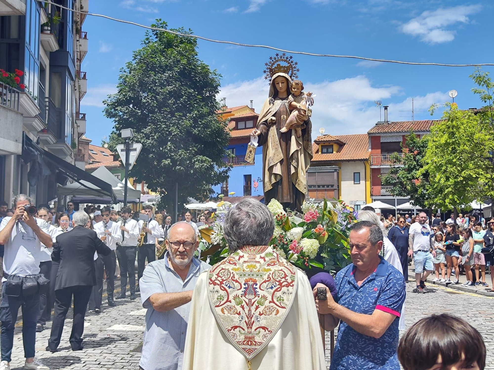 La procesión de El Carmen, en imágenes