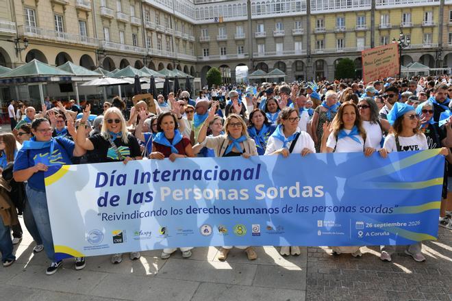 A Coruña celebra el Día Internacional de las Personas Sordas con un acto conmemorativo