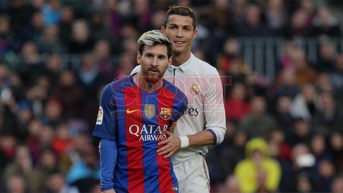 Leo Messi y Cristiano Ronaldo firmaron una breve 'tregua' en pleno Barça - Madrid