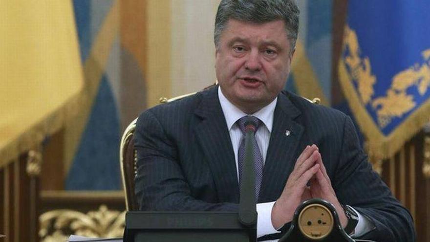 Poroshenko anuncia un alto el fuego unilateral en Ucrania