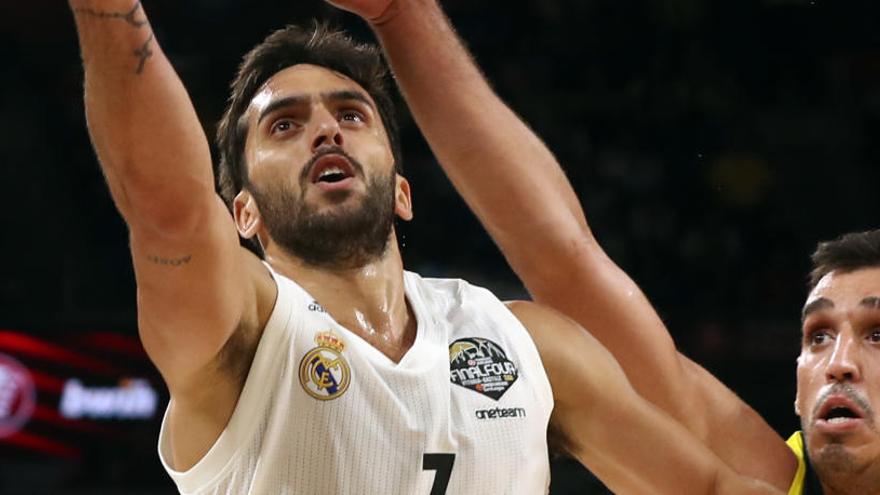 Campazzo, en una acción del Madrid-Fenerbahce.