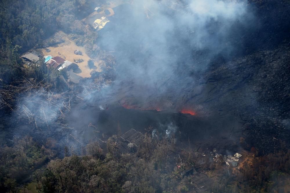 Erupción del volcán Kilauea en Hawái