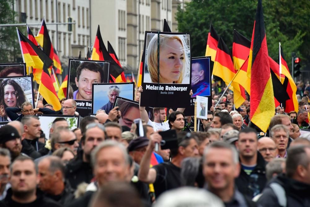 Marcha ultraderechista en Chemnitz